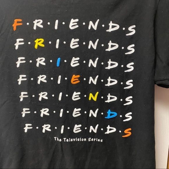FRIENDS Unisex Medium black shirt‎ - Picture 2 of 4